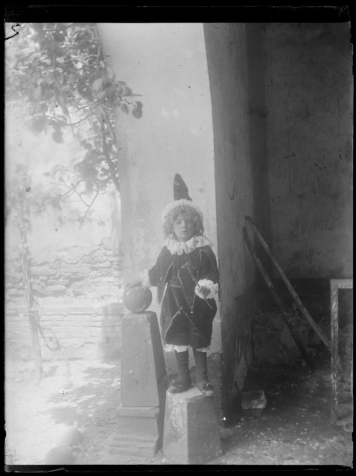 L1711 (negativo) di studio di vetrate artistiche Moretti-Caselli (fine/ inizio XX/ XXI)