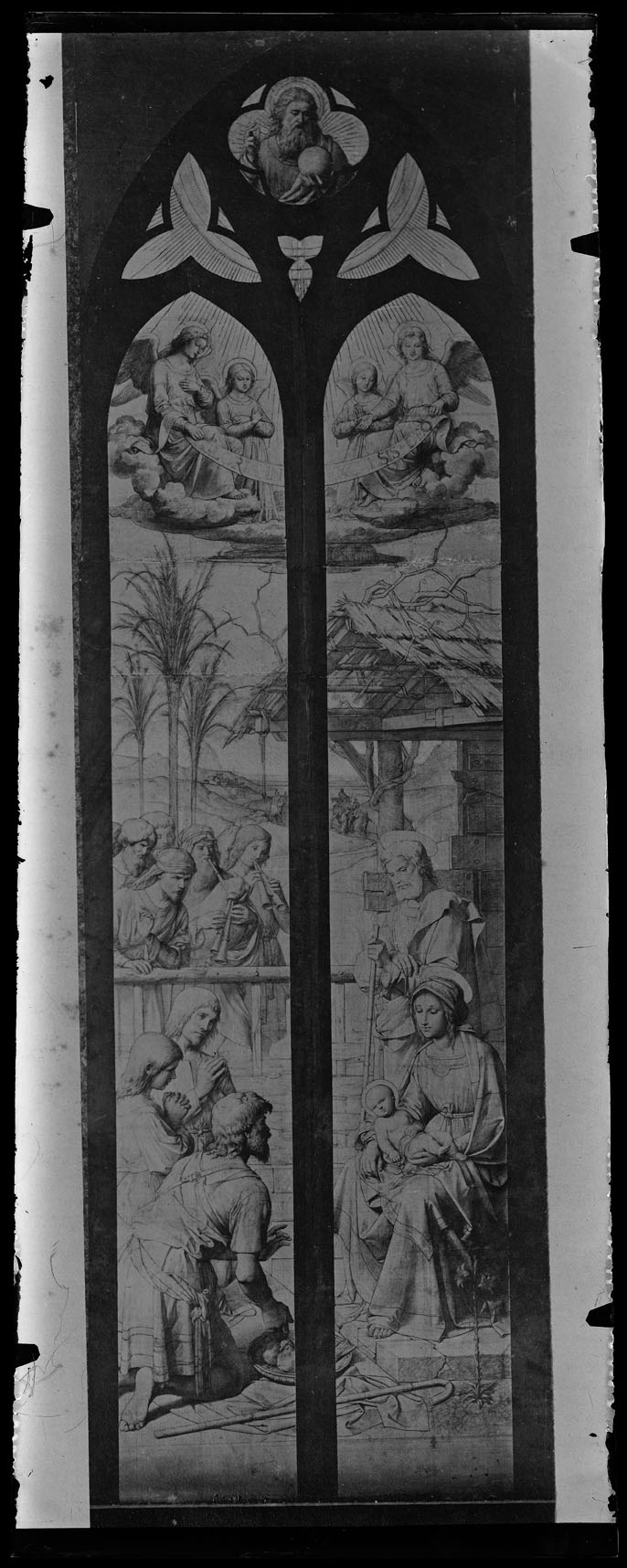 L1507 (negativo) di studio di vetrate artistiche Moretti-Caselli (fine/ inizio XX/ XXI)