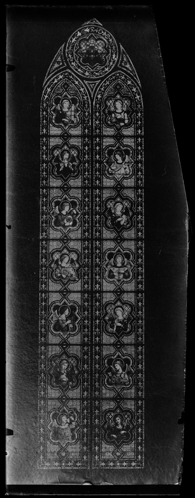 L1510 (negativo) di studio di vetrate artistiche Moretti-Caselli (fine/ inizio XX/ XXI)