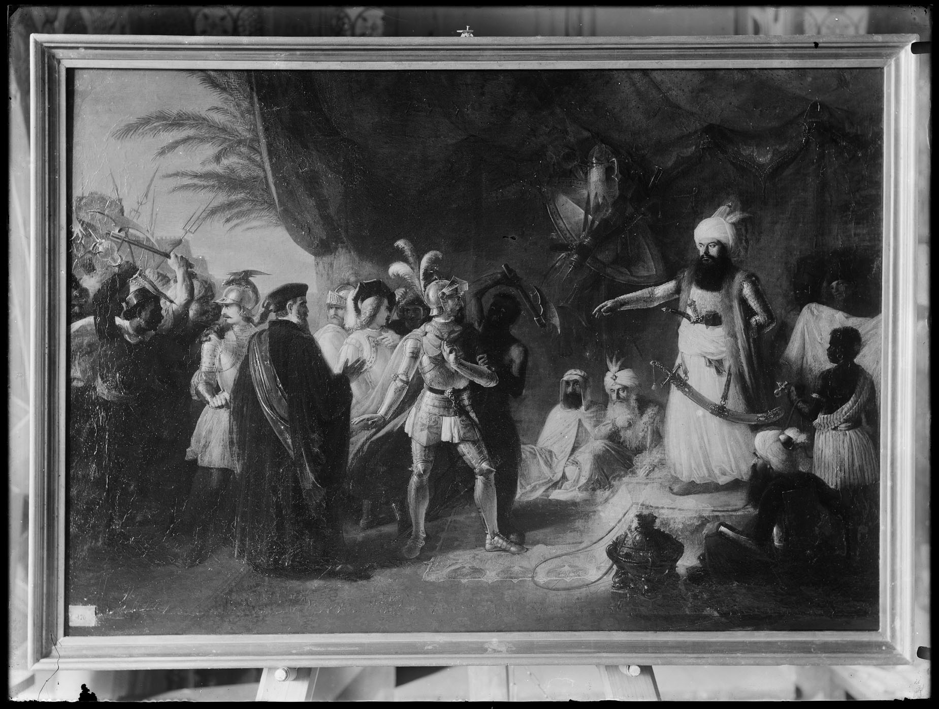 L1578 (negativo) di studio di vetrate artistiche Moretti-Caselli (fine/ inizio XX/ XXI)