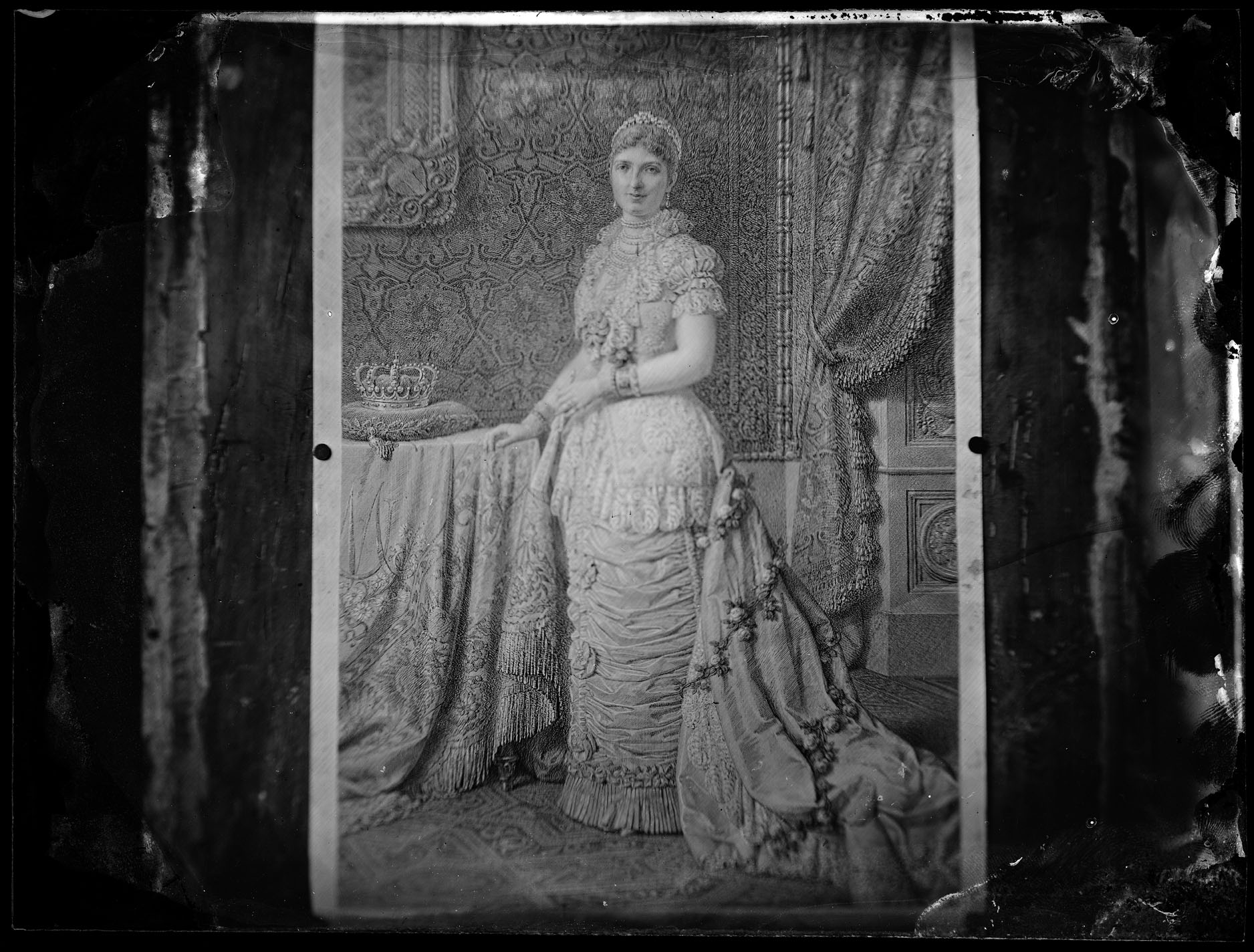 L1533 (negativo) di studio di vetrate artistiche Moretti-Caselli (fine/ inizio XX/ XXI)