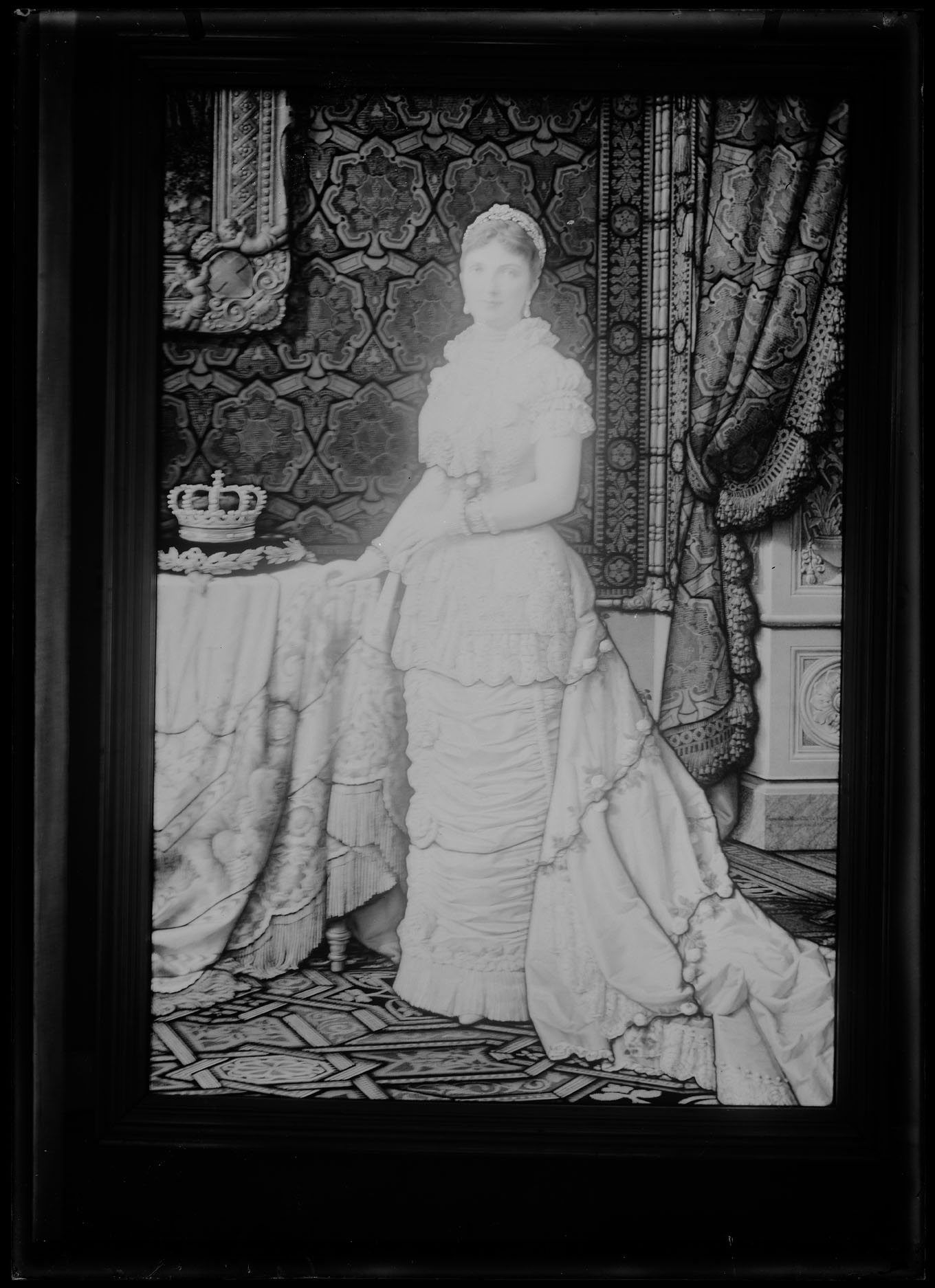 L1534 (negativo) di studio di vetrate artistiche Moretti-Caselli (fine/ inizio XX/ XXI)