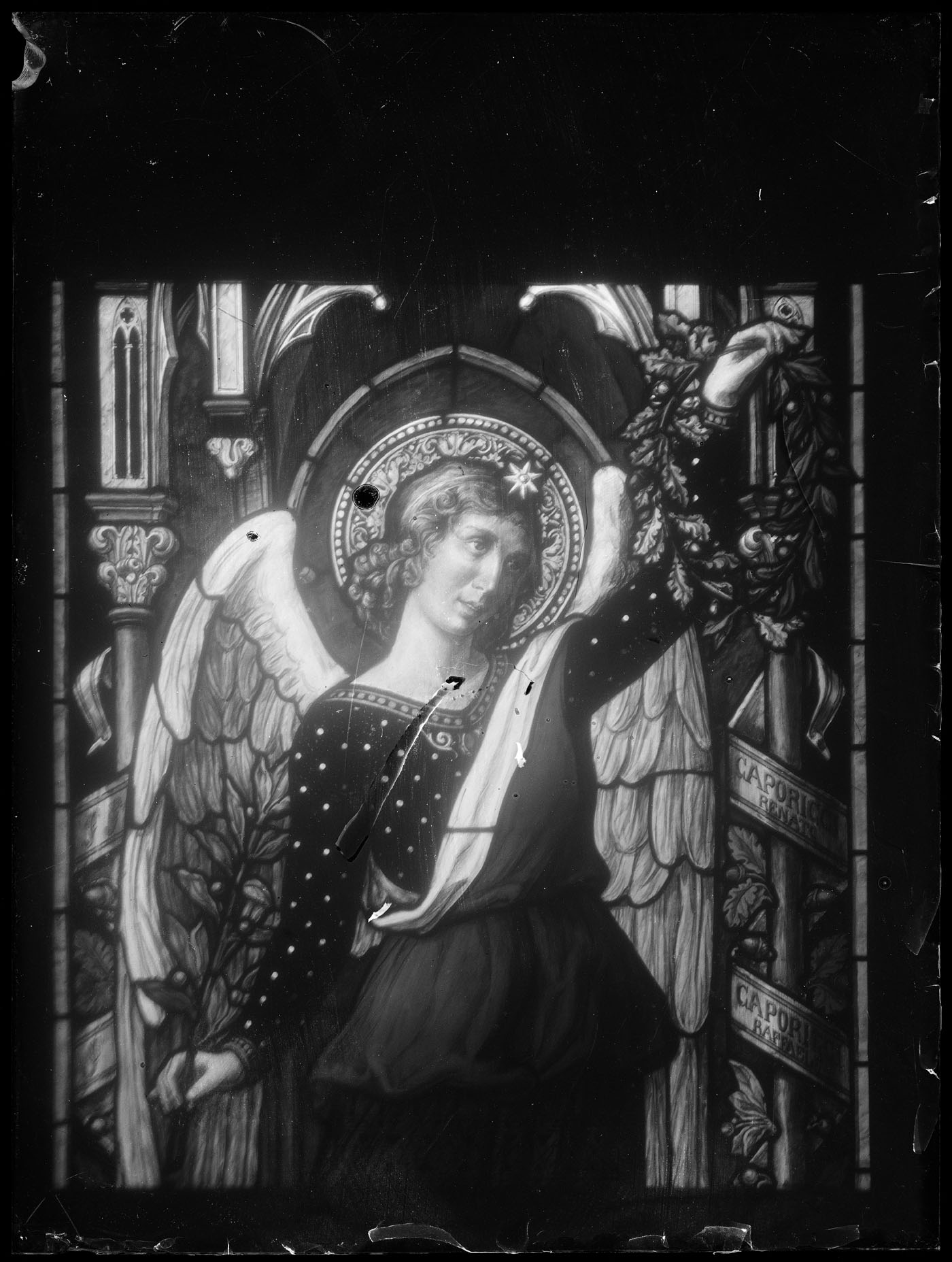 L1621 (negativo) di studio di vetrate artistiche Moretti-Caselli (fine/ inizio XX/ XXI)