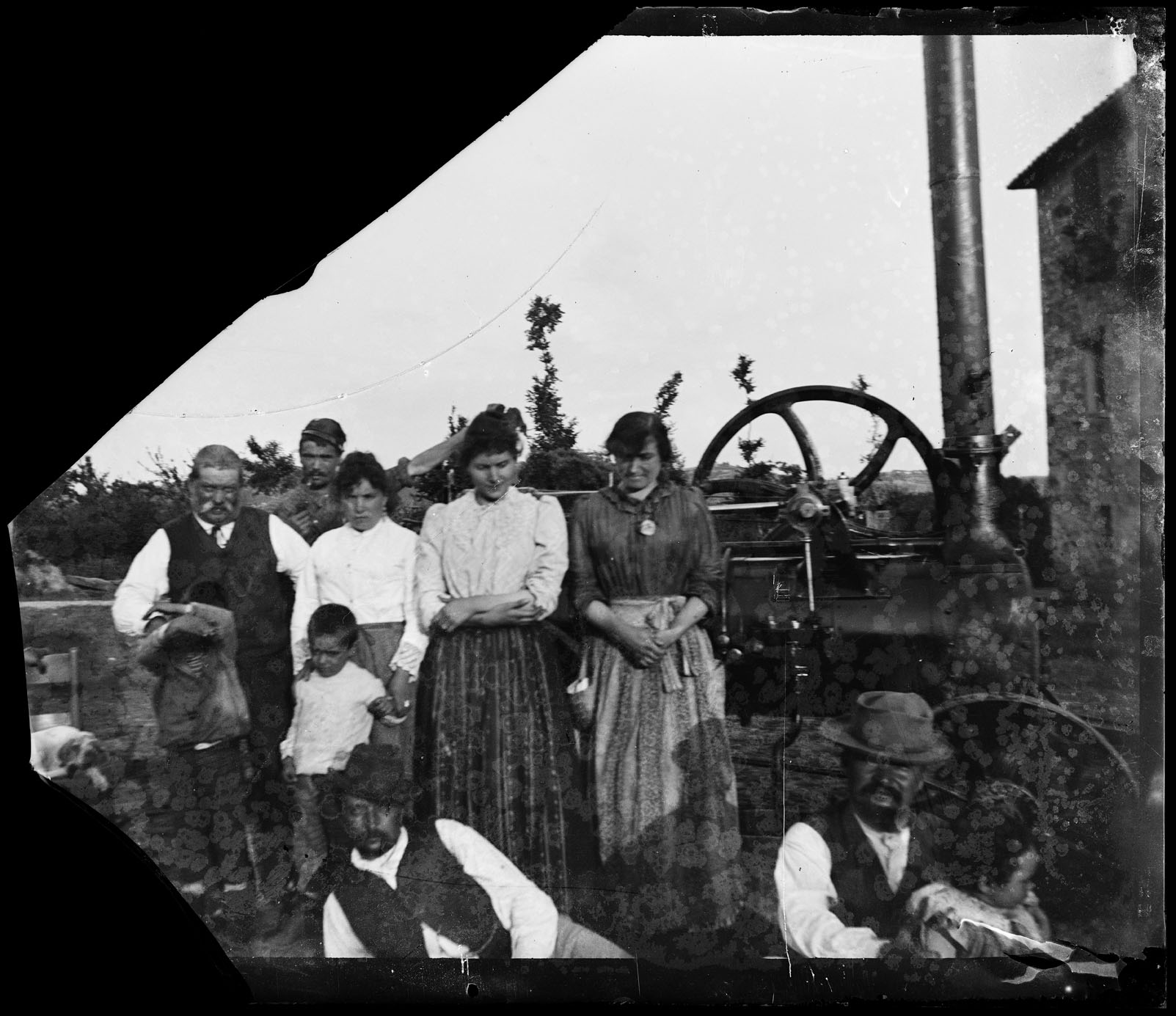 L1760 (negativo) di studio di vetrate artistiche Moretti-Caselli (fine/ inizio XX/ XXI)