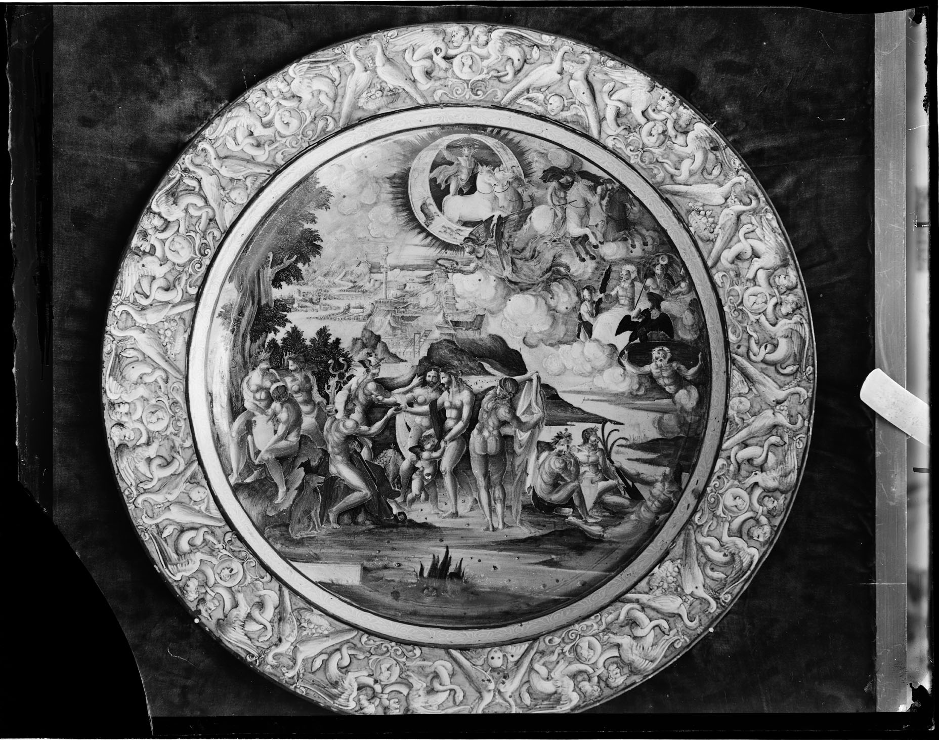 L1498 (negativo) di studio di vetrate artistiche Moretti-Caselli (fine/ inizio XX/ XXI)