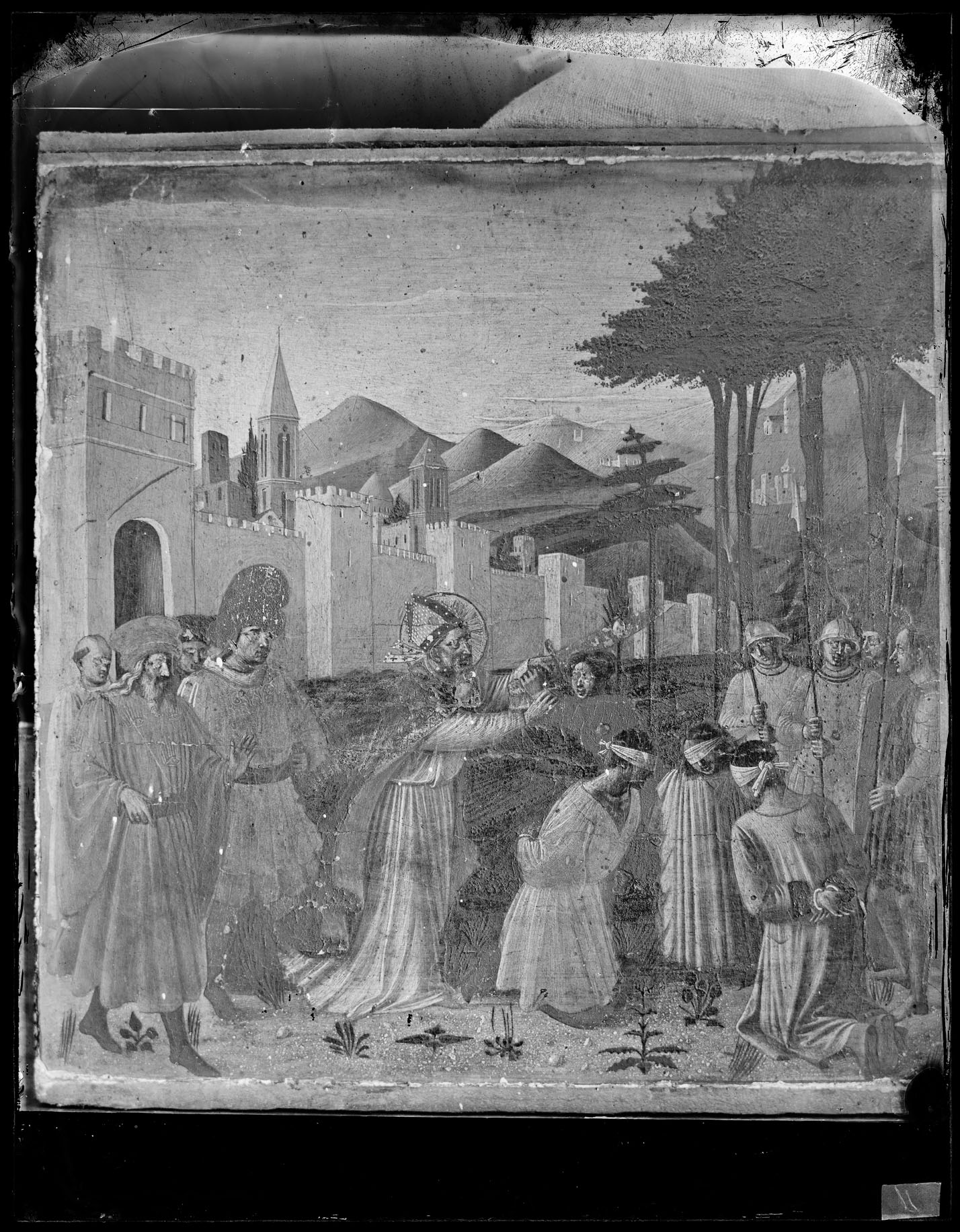 L1504 (negativo) di studio di vetrate artistiche Moretti-Caselli (fine/ inizio XX/ XXI)