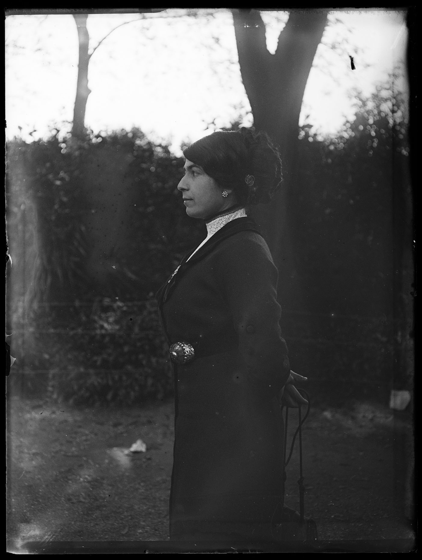 L1980 (negativo) di studio di vetrate artistiche Moretti-Caselli (fine/ inizio XX/ XXI)