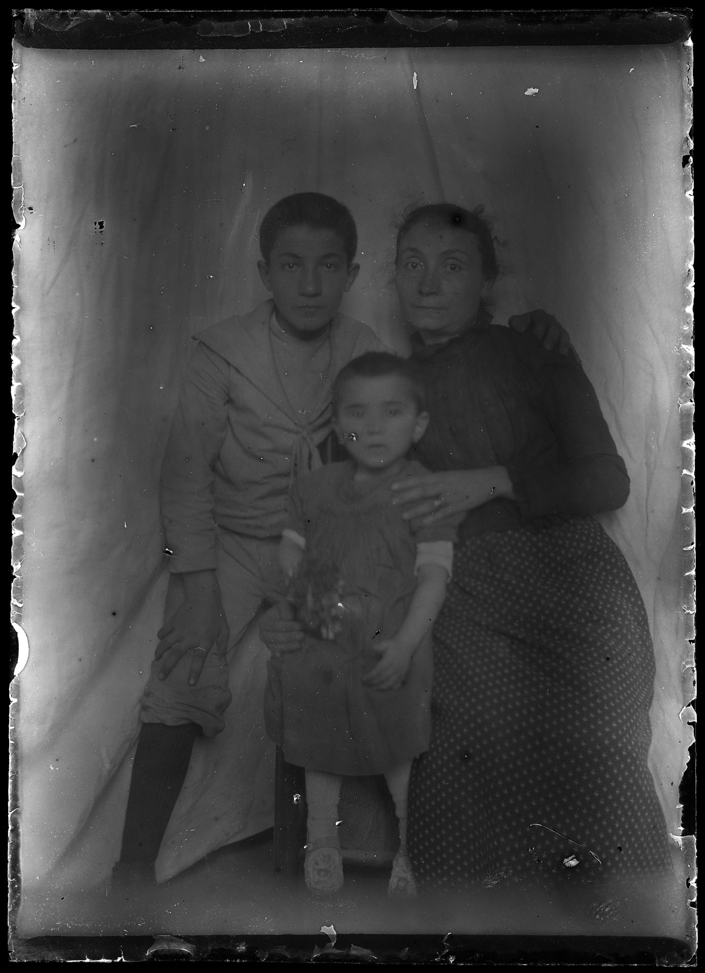 L2085 (negativo) di studio di vetrate artistiche Moretti-Caselli (fine/ inizio XX/ XXI)