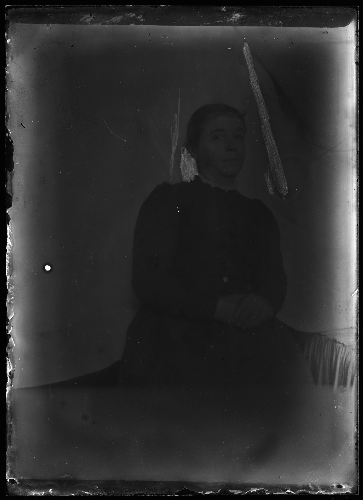 L2087 (negativo) di studio di vetrate artistiche Moretti-Caselli (fine/ inizio XX/ XXI)