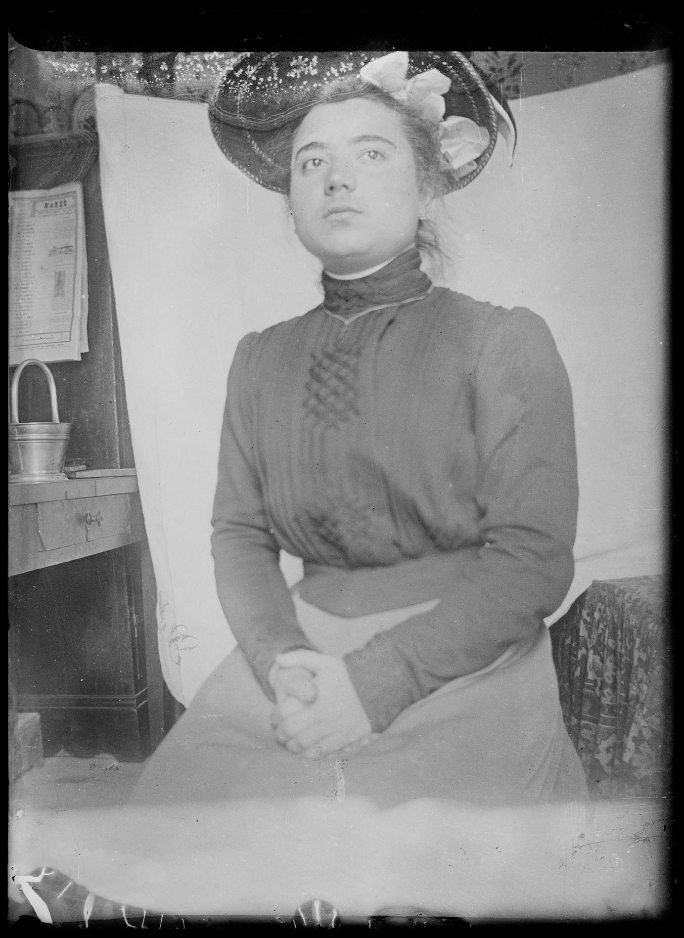 L2090 (negativo) di studio di vetrate artistiche Moretti-Caselli (fine/ inizio XX/ XXI)