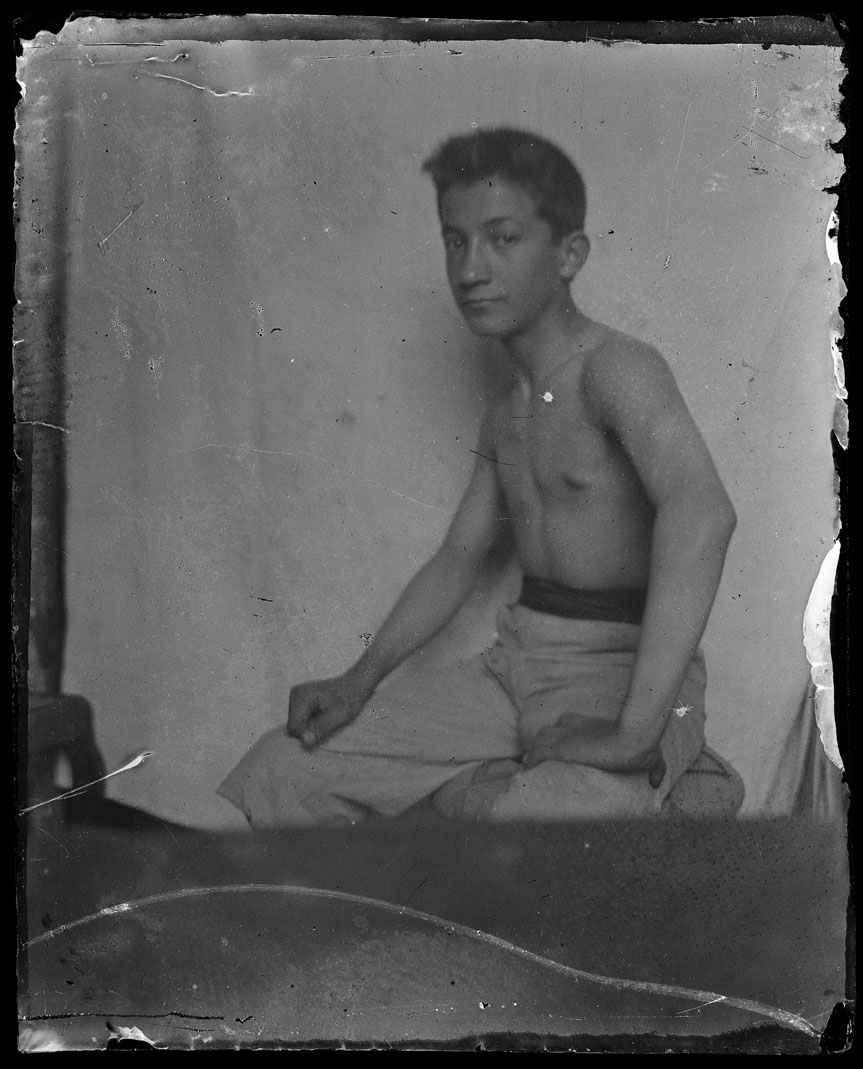 L2126 (negativo) di studio di vetrate artistiche Moretti-Caselli (fine/ inizio XX/ XXI)