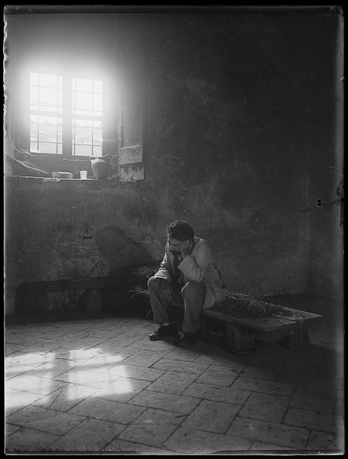 L2035 (negativo) di studio di vetrate artistiche Moretti-Caselli (fine/ inizio XX/ XXI)