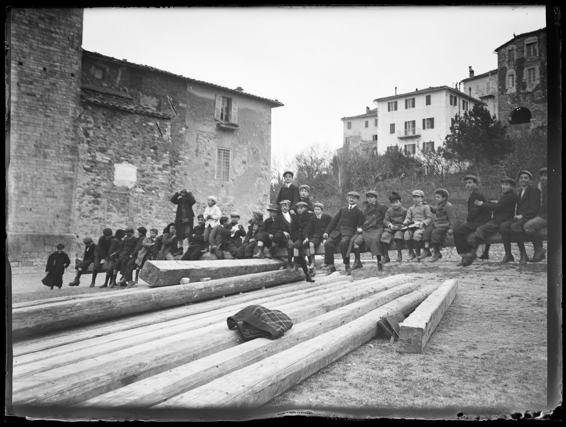 L1885 (negativo) di studio di vetrate artistiche Moretti-Caselli (fine/ inizio XX/ XXI)