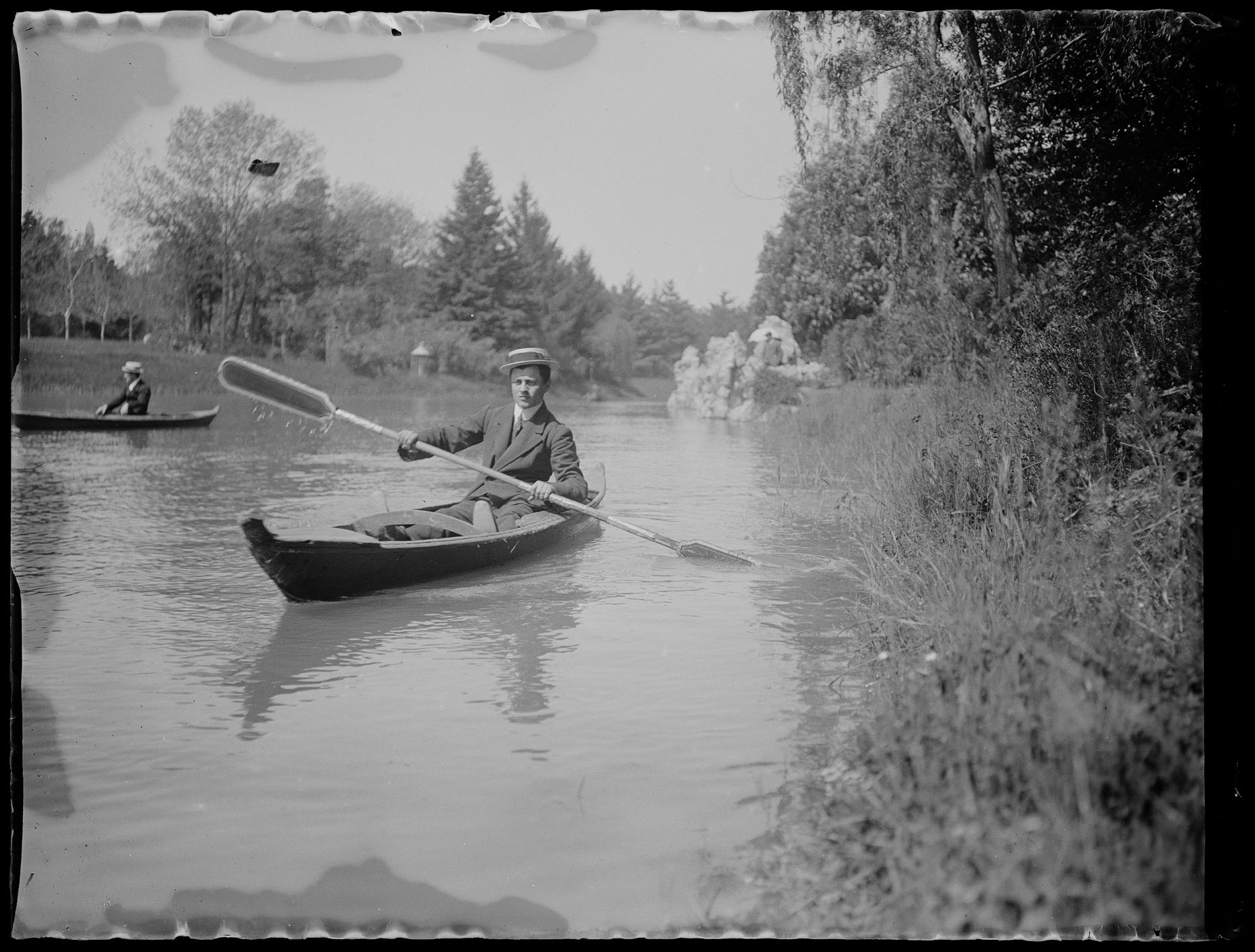 L1908 (negativo) di studio di vetrate artistiche Moretti-Caselli (fine/ inizio XX/ XXI)