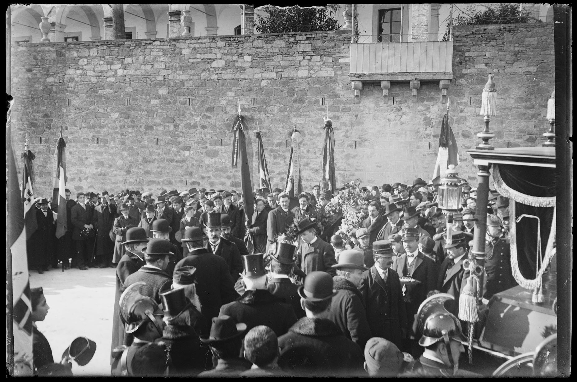 L2054 (negativo) di studio di vetrate artistiche Moretti-Caselli (fine/ inizio XX/ XXI)