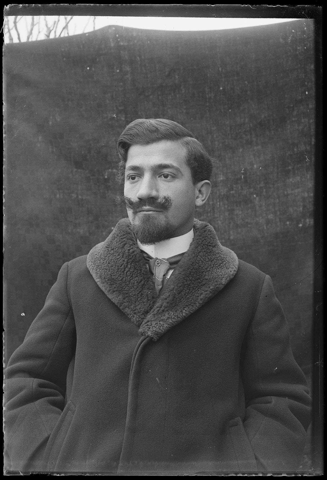 L2129 (negativo) di studio di vetrate artistiche Moretti-Caselli (fine/ inizio XX/ XXI)