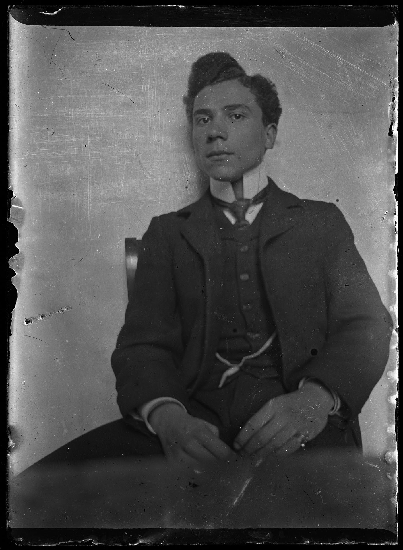 L2132 (negativo) di studio di vetrate artistiche Moretti-Caselli (fine/ inizio XX/ XXI)