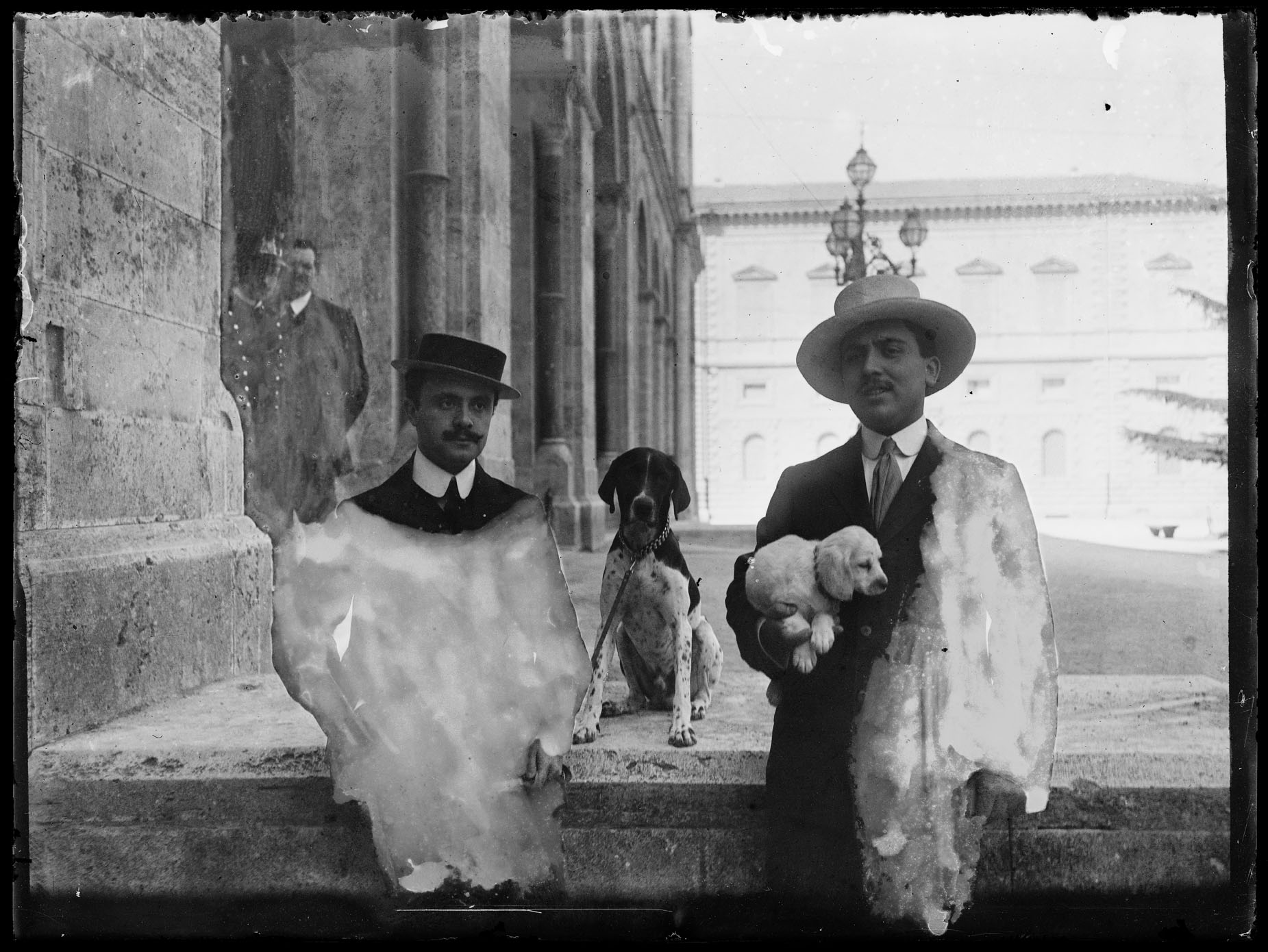 L1933 (negativo) di studio di vetrate artistiche Moretti-Caselli (fine/ inizio XX/ XXI)