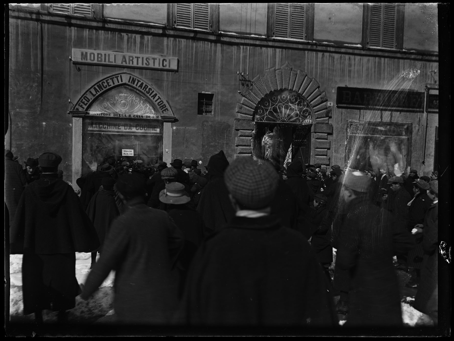 L1868 (negativo) di studio di vetrate artistiche Moretti-Caselli (fine/ inizio XX/ XXI)