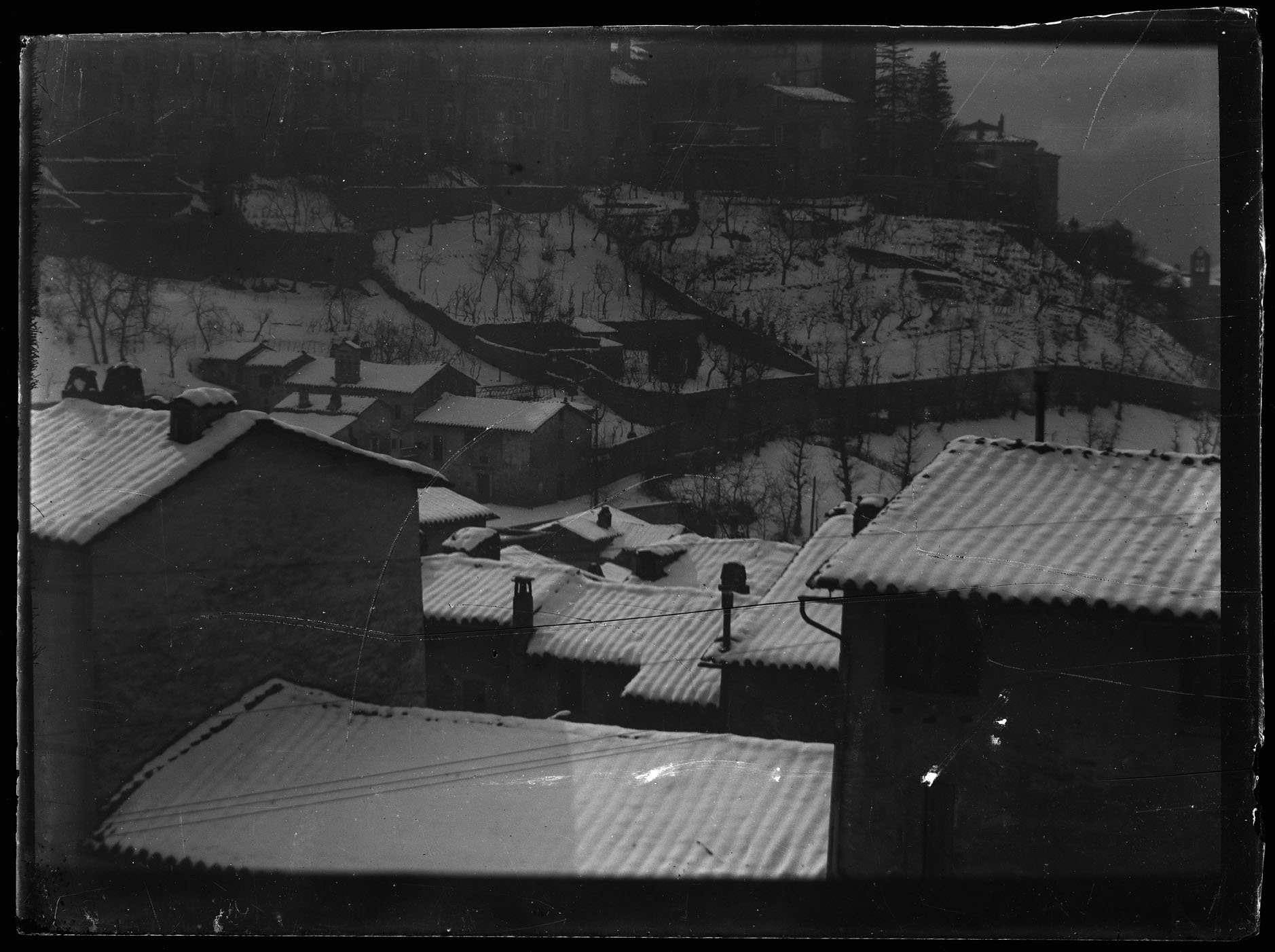 L1870 (negativo) di studio di vetrate artistiche Moretti-Caselli (fine/ inizio XX/ XXI)