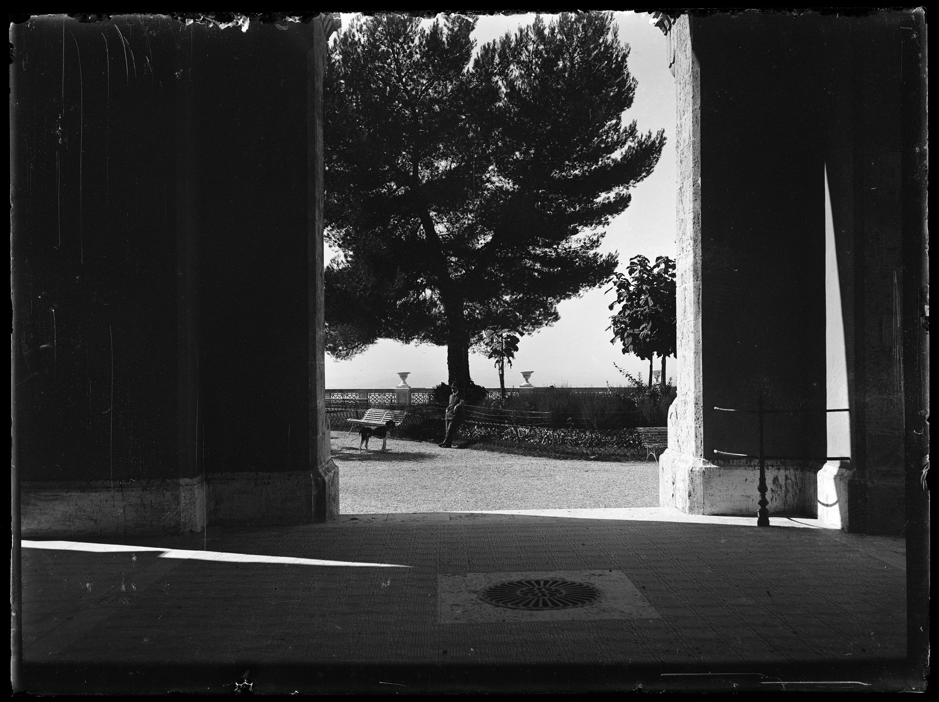 L1880 (negativo) di studio di vetrate artistiche Moretti-Caselli (fine/ inizio XX/ XXI)