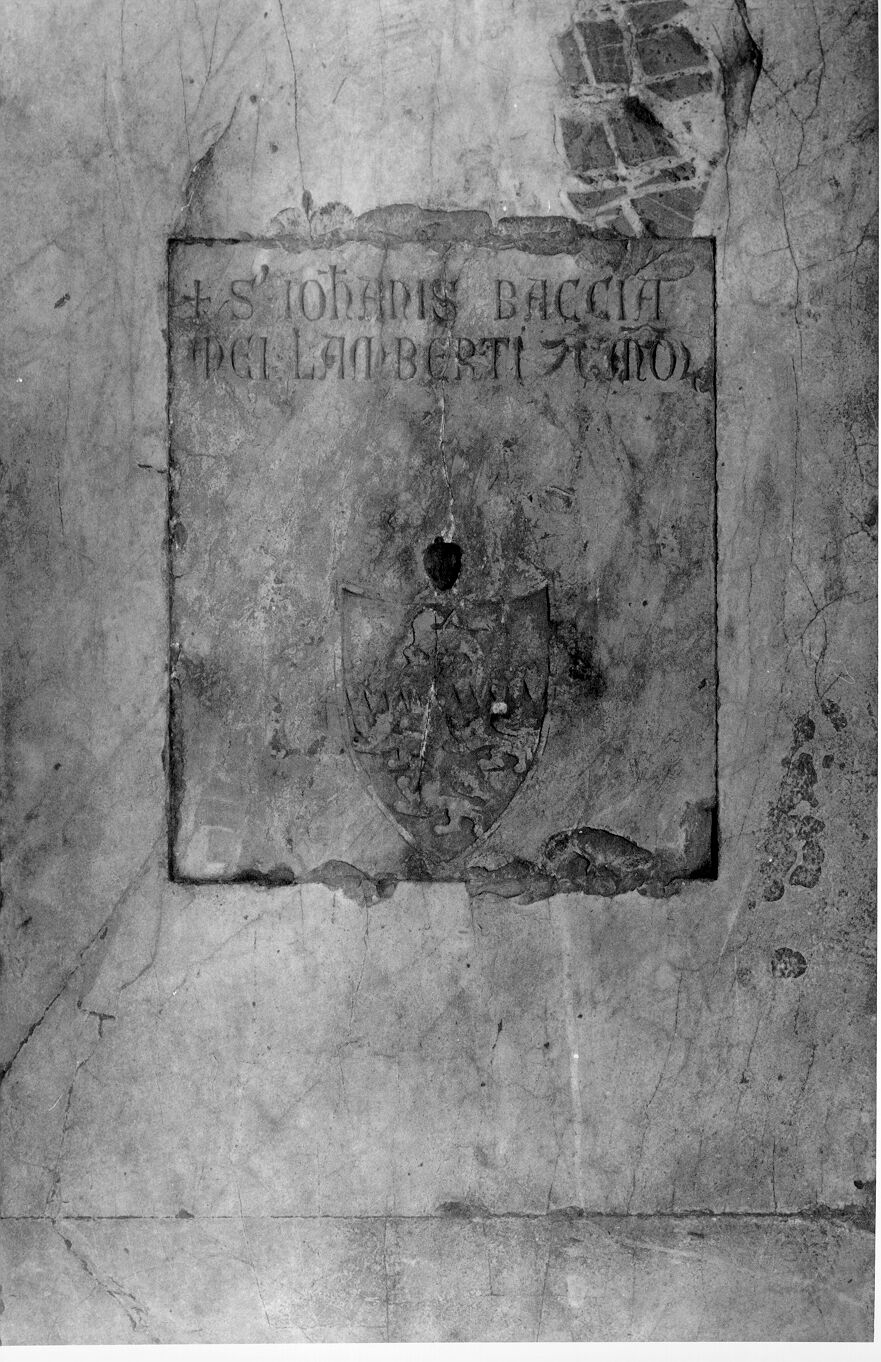 Giovanni di Bacciameo Lamberti (lastra tombale) - bottega pisana (sec. XIV)