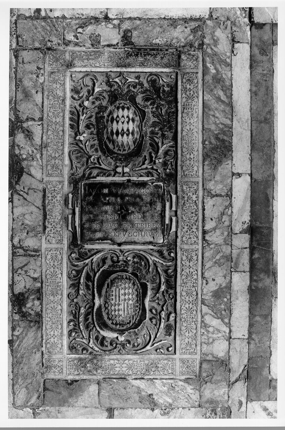 Jacopo VI Appiani d'Aragona, Signore di Piombino (lastra tombale) - bottega pisana (sec. XVI)