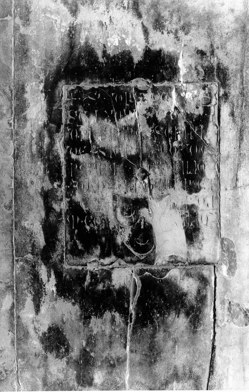 contessa Franceschini da Signatico da Parma (lastra tombale) - bottega pisana (sec. XIV)