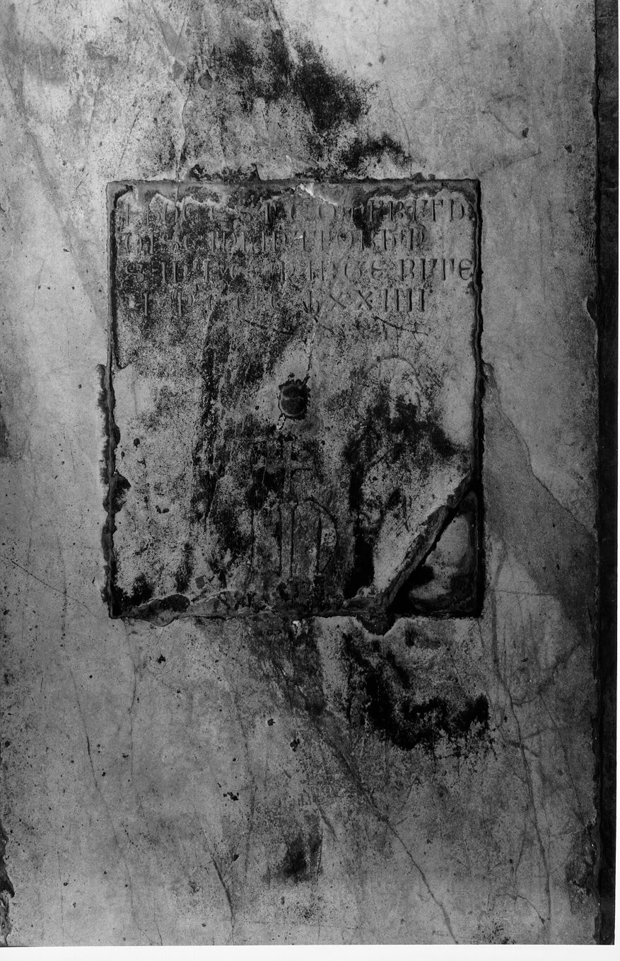 Confraternita di Santa Margherita (lastra tombale) - bottega pisana (sec. XV)