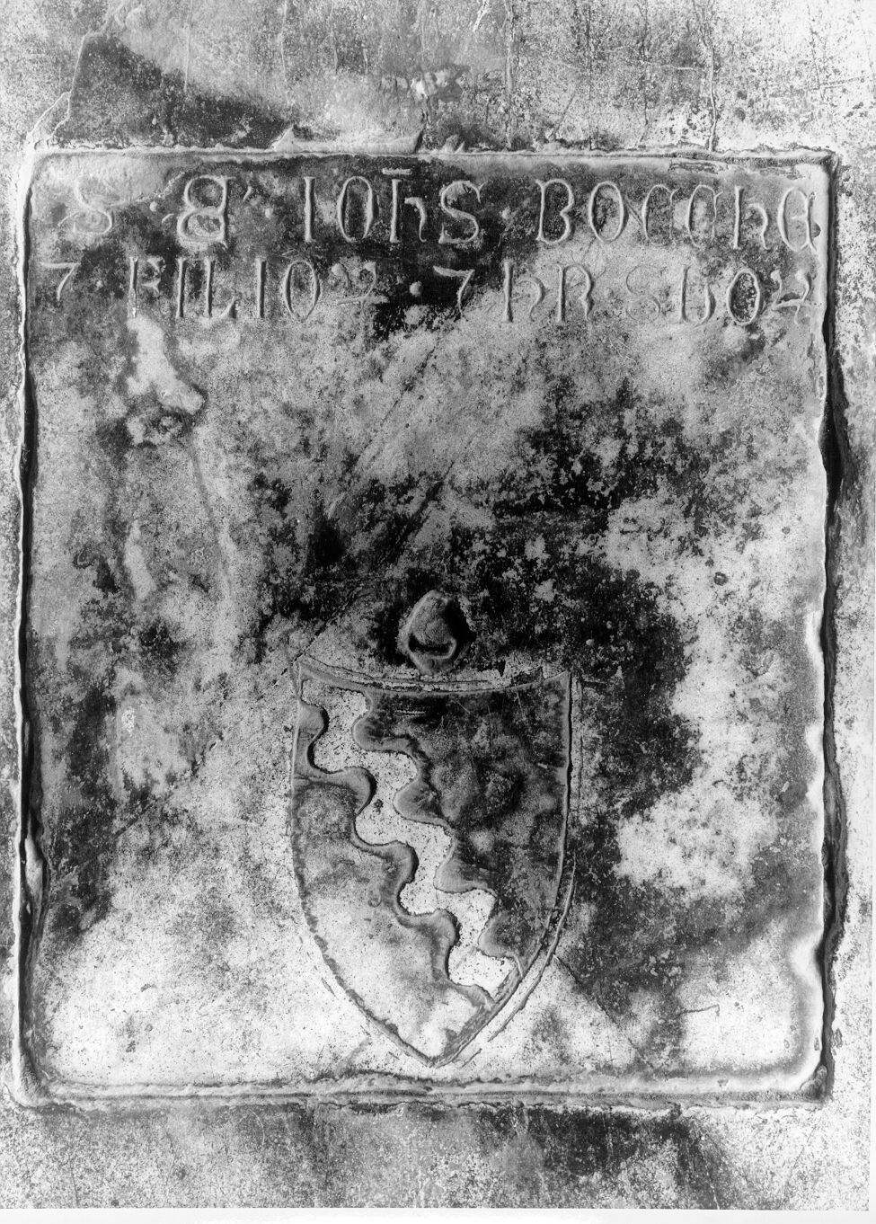 Giovanni Bocca (lastra tombale) - bottega pisana (inizio sec. XIV)