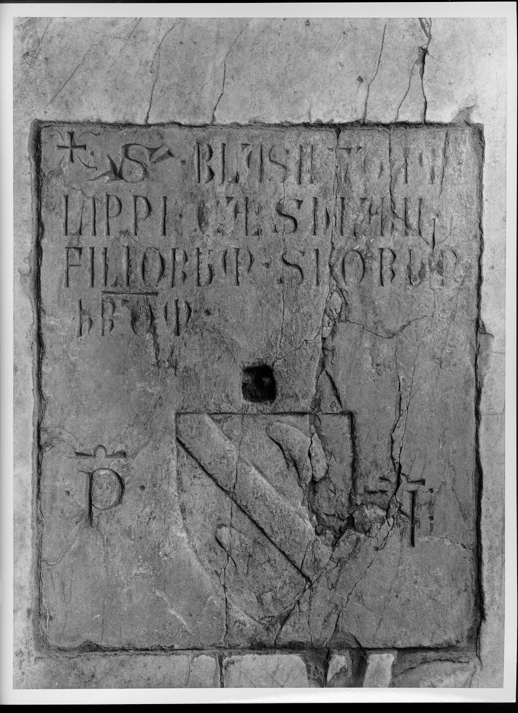 Biagio di Lippo, calzolaio (lastra tombale) - bottega pisana (sec. XV)
