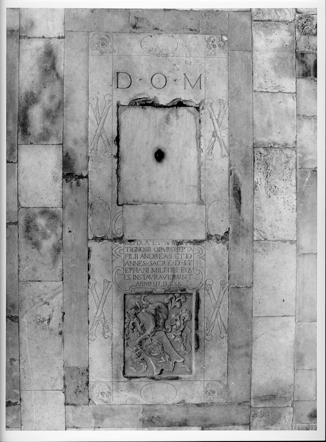 Refixa e Filippo Del Tignoso (lastra tombale) - bottega pisana (sec. XVI)
