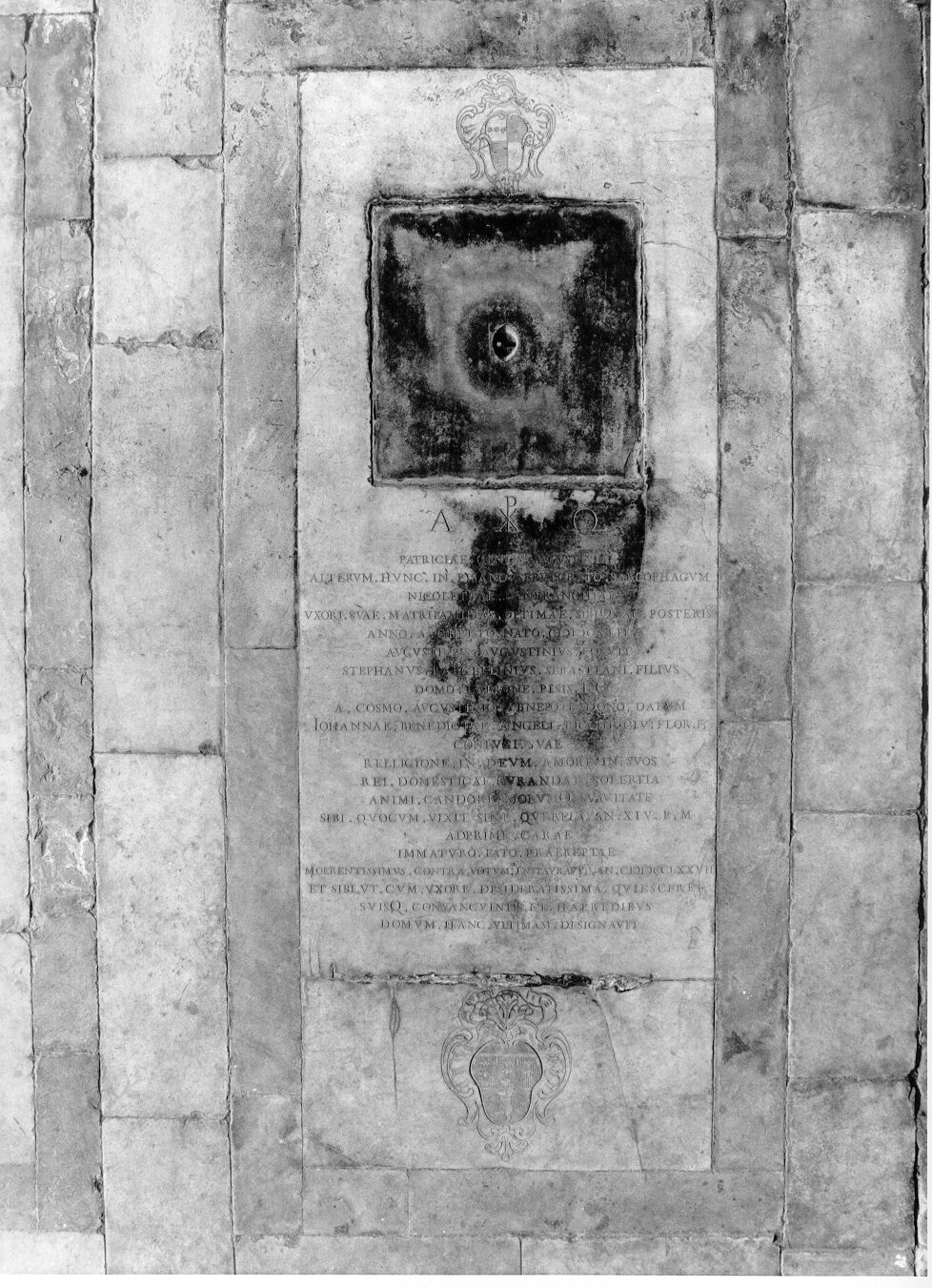 Nicoletta Carola Lanfranchi (lastra tombale) - bottega pisana (sec. XVII)