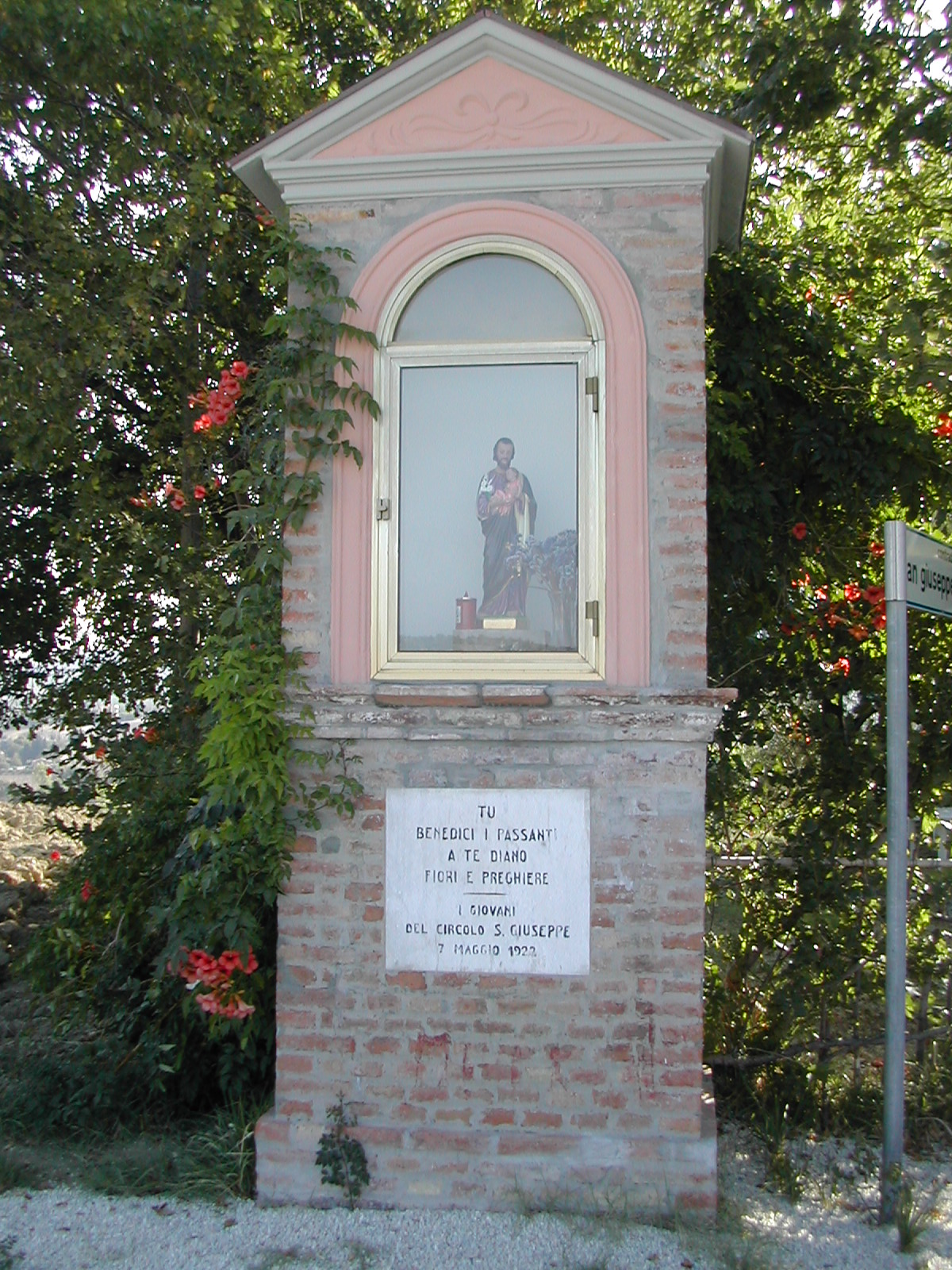 Edicola di S. Giuseppe (edicola, votiva) - San Paolo di Jesi (AN) 