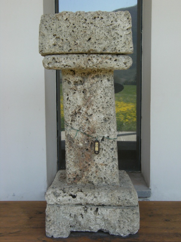 cippo/ cippo votivo - etrusco padano (sec. V - IV a.C)