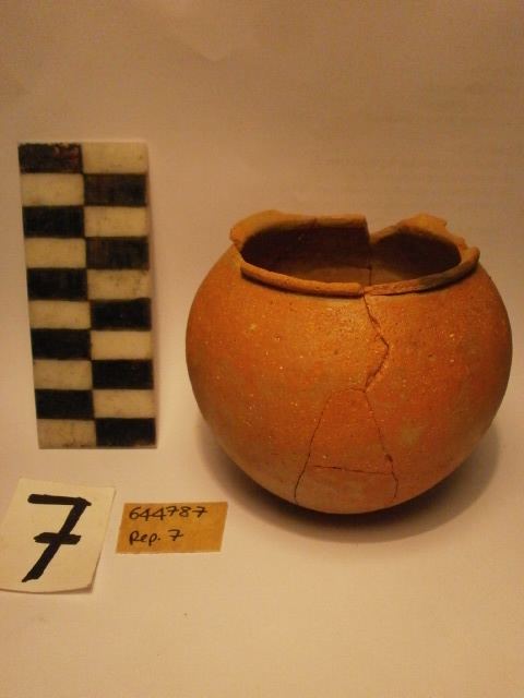 olla, miniaturistica in ceramica comune (inizio Eta' romana imperiale)