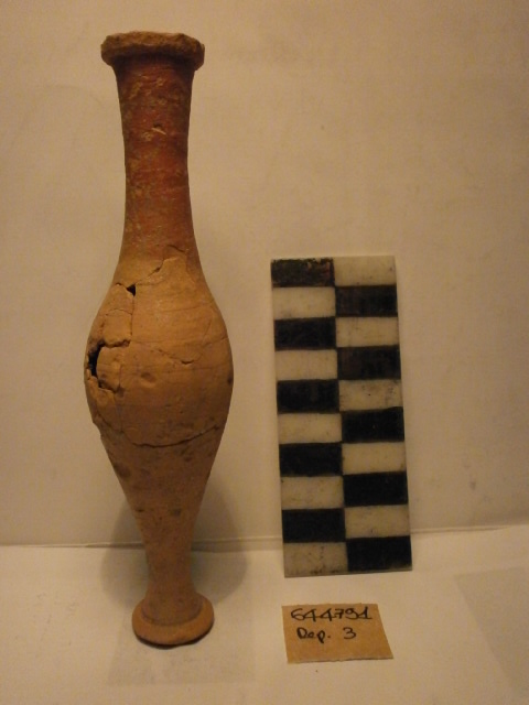 unguentario, fusiforme in ceramica comune (Eta' ellenistica)