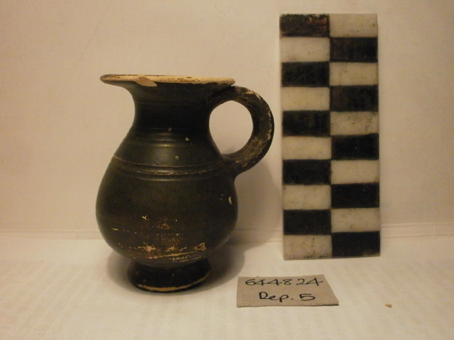 olpe, miniaturistica a vernice nera (Eta' ellenistica)