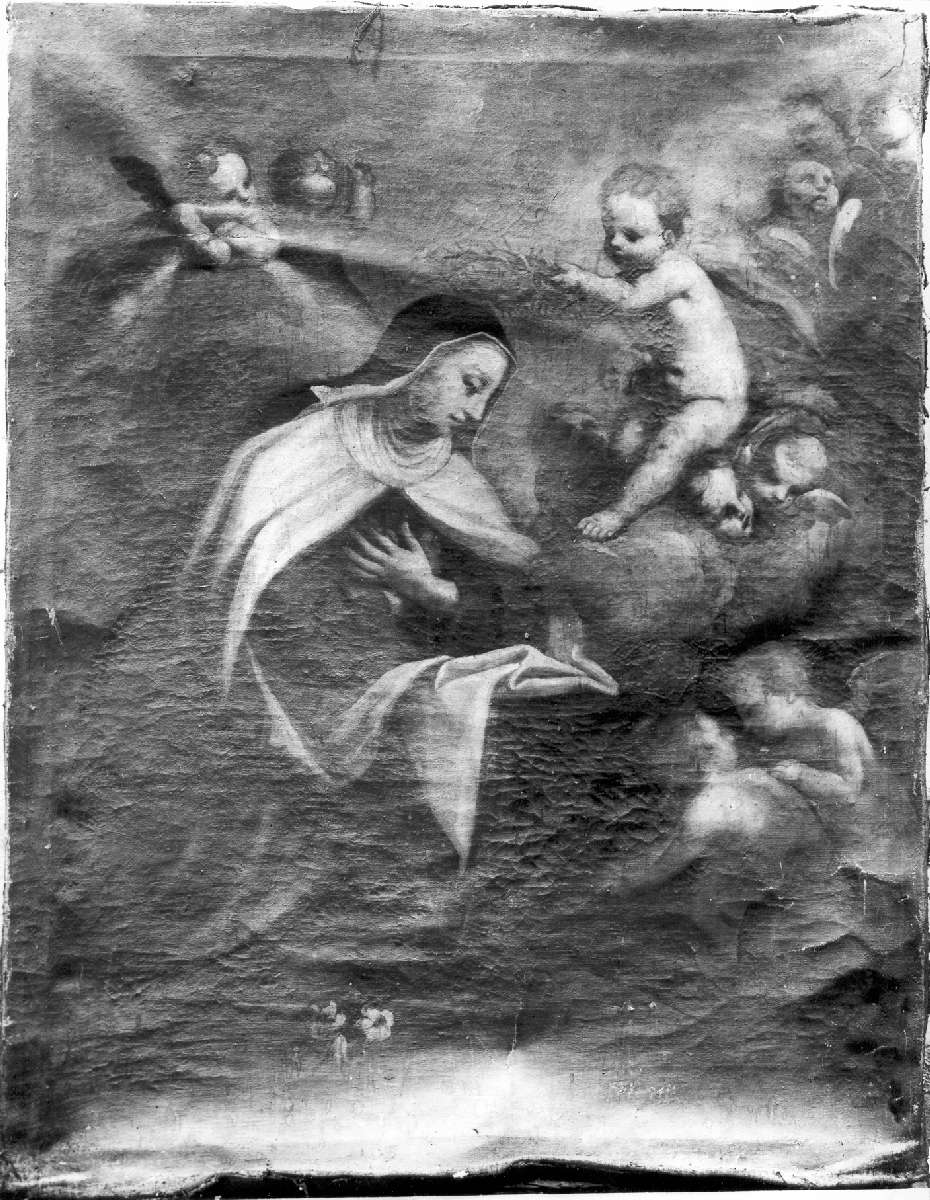 Santa Maria Maddalena de' Pazzi (dipinto) di Ferrari Francesco (attribuito) (fine sec. XVII)