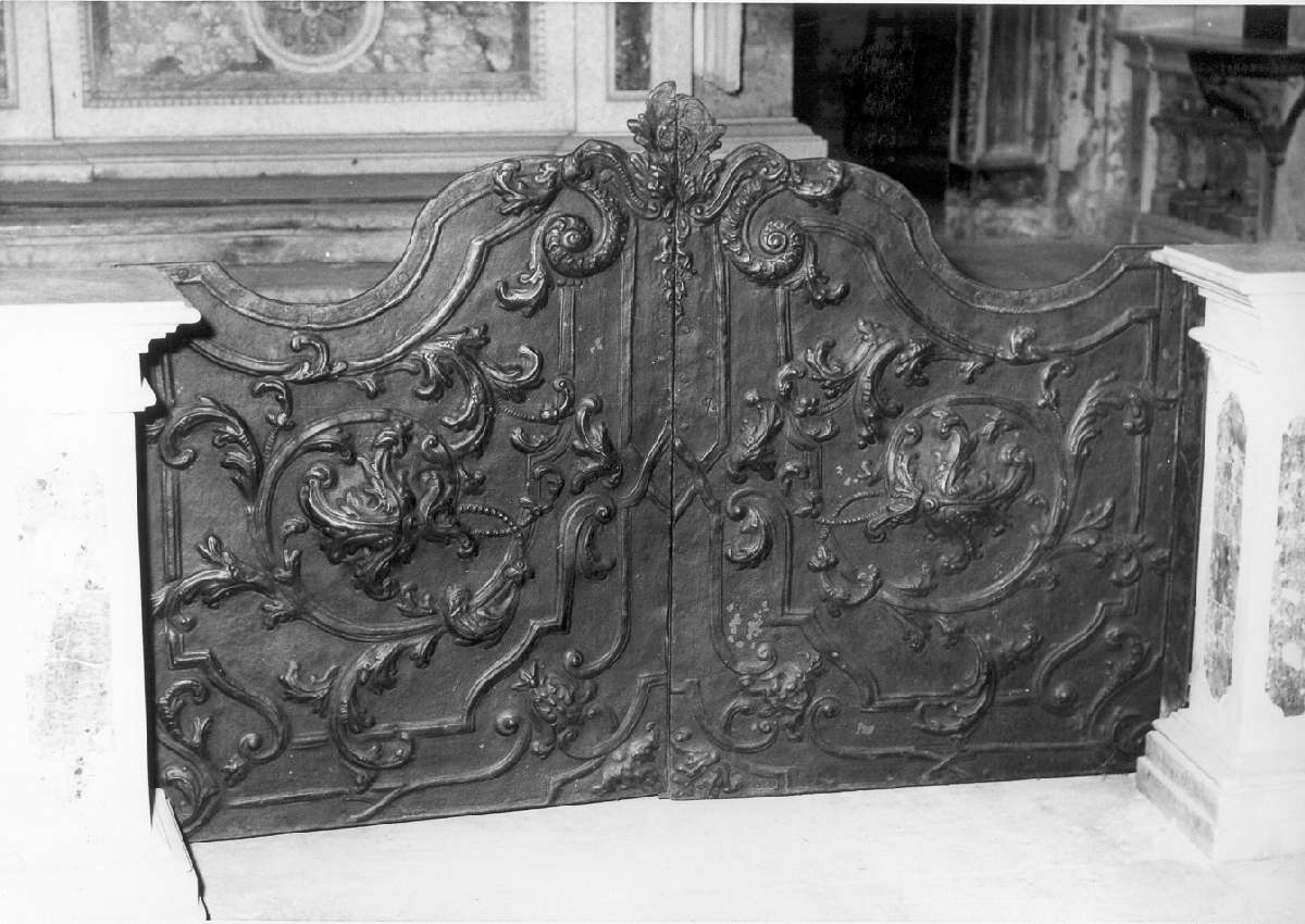 cancello di balaustrata - bottega emiliana (metà sec. XVIII)