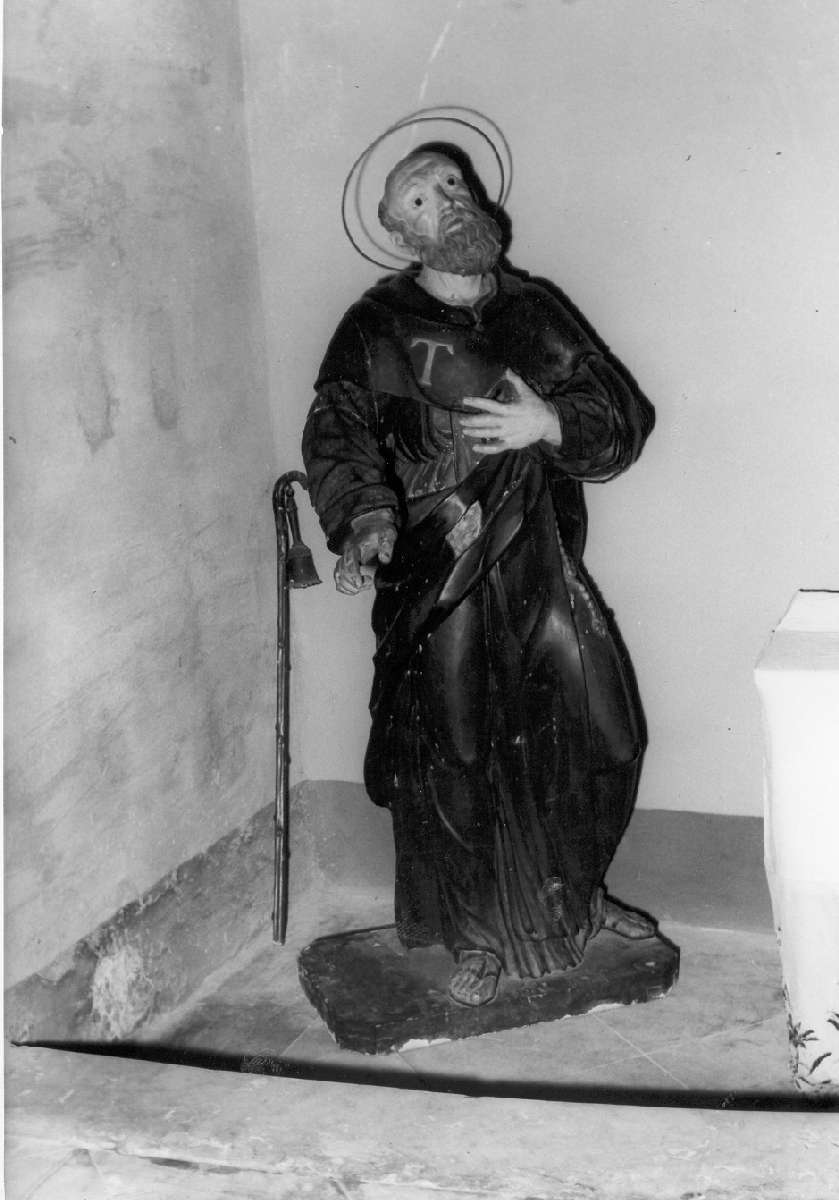 Sant'Antonio Abate (statua) - manifattura bolognese (seconda metà sec. XVIII)