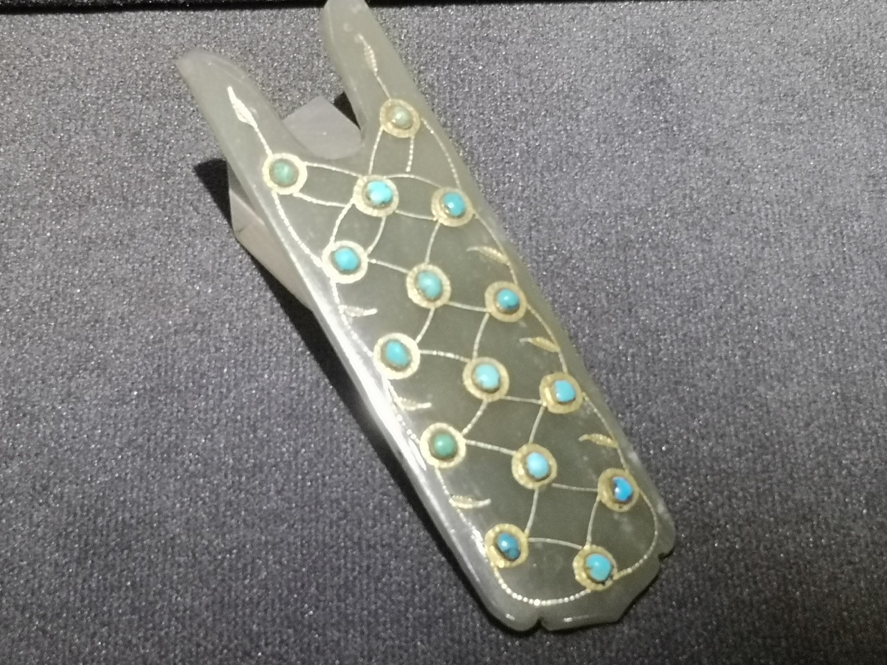 fodero di pugnale - bottega turca (seconda metà sec. XVI)