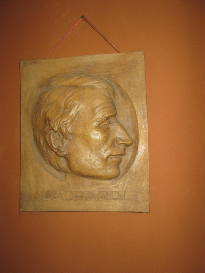 Ritratto di Giacomo Leopardi (rilievo, opera isolata) - ambito italiano (secondo quarto XX)