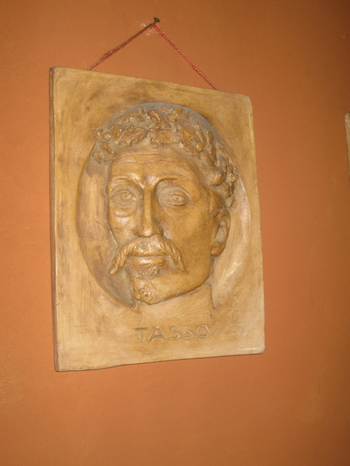 Ritratto di Torquato Tasso (rilievo, opera isolata) - ambito italiano (secondo quarto XX)