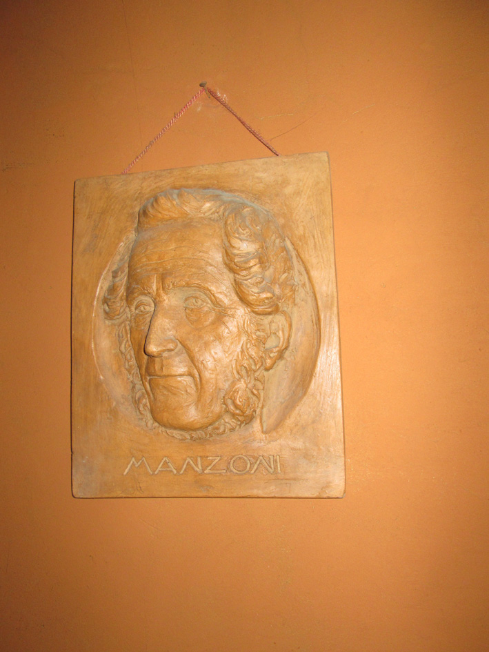 Ritratto di Alessandro Manzoni (rilievo, opera isolata) - ambito italiano (secondo quarto XX)