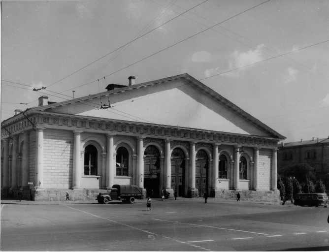 Veduta - Maneggio (positivo) di Bovet, Osip Ivanovic, anonimo (seconda meta' XX)