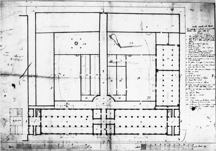 Venezia - Macello Generale - progetto - pianta (positivo) di anonimo (seconda meta' XX)