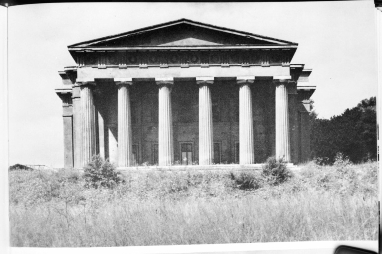 Northington - Grange park - veduta (positivo) di Wilkins, William, anonimo (seconda meta' XX)