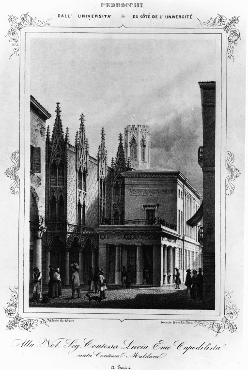 Padova - Caffè Pedrocchi - veduta (positivo) di Tosini, Andrea, Kier, Jappelli, Giuseppe, Museo Civico - Padova - Gabinetto Fotografico (seconda meta' XX)