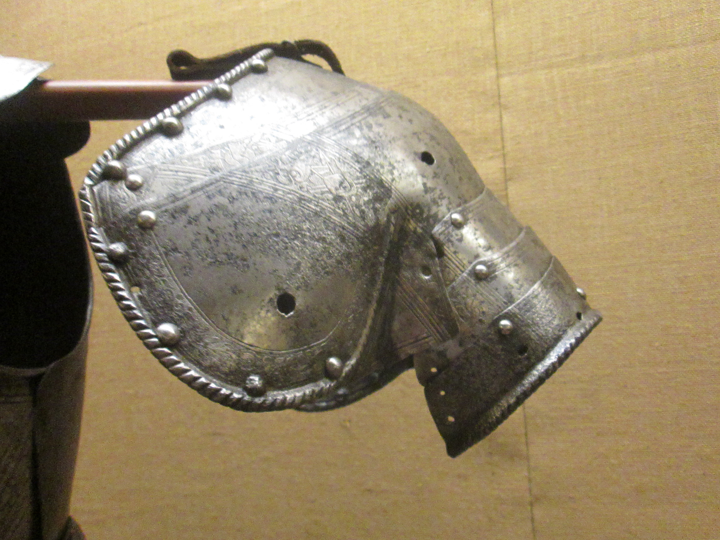 spallaccio - ambito italiano (ultimo quarto XVI)